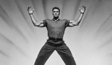 "They always shoot up, so the camera is right there in front of you… The way they shoot, you will always look like a stud." What Arnie Schwarzenegger teaches photographers about the power of the low angle