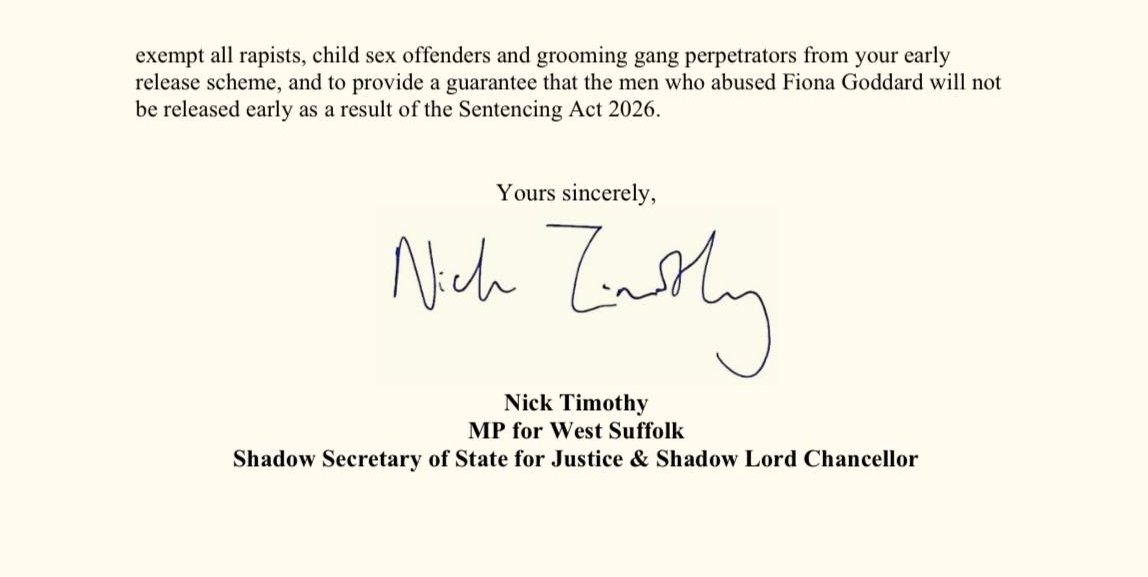 Nick Timothy's letter to David Lammy part 2