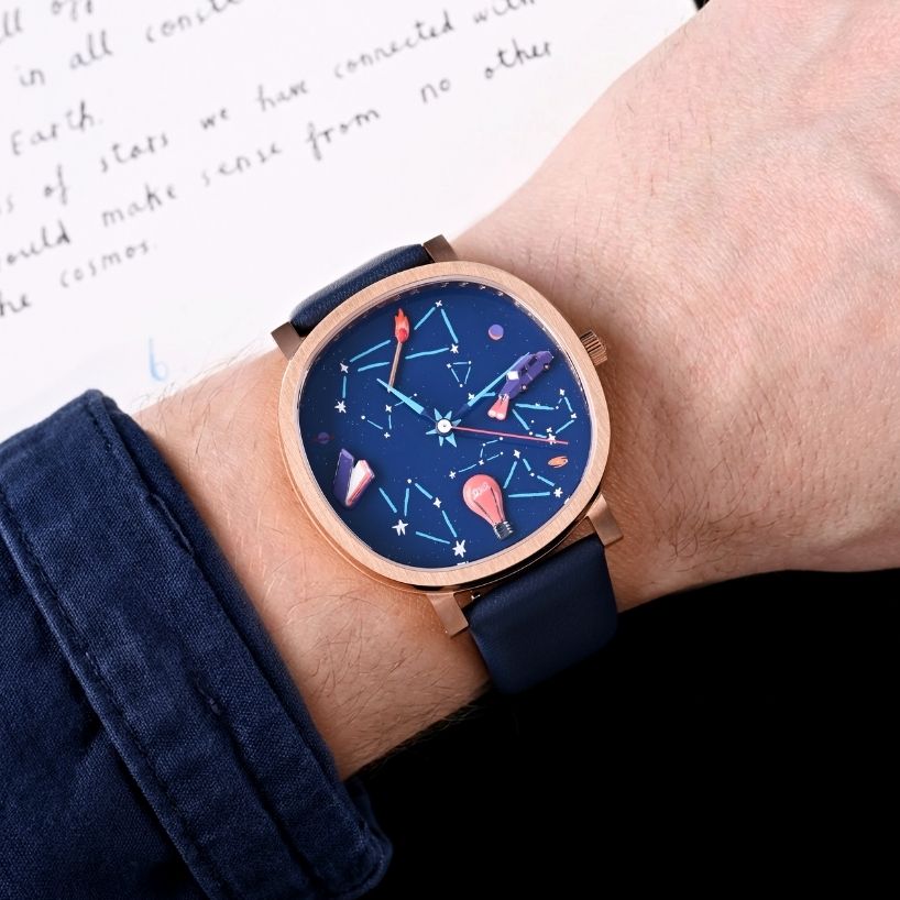 oliver jeffers x anicorn time and space watch 2