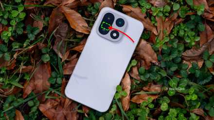 OnePlus 15 with outline of the storage inside.