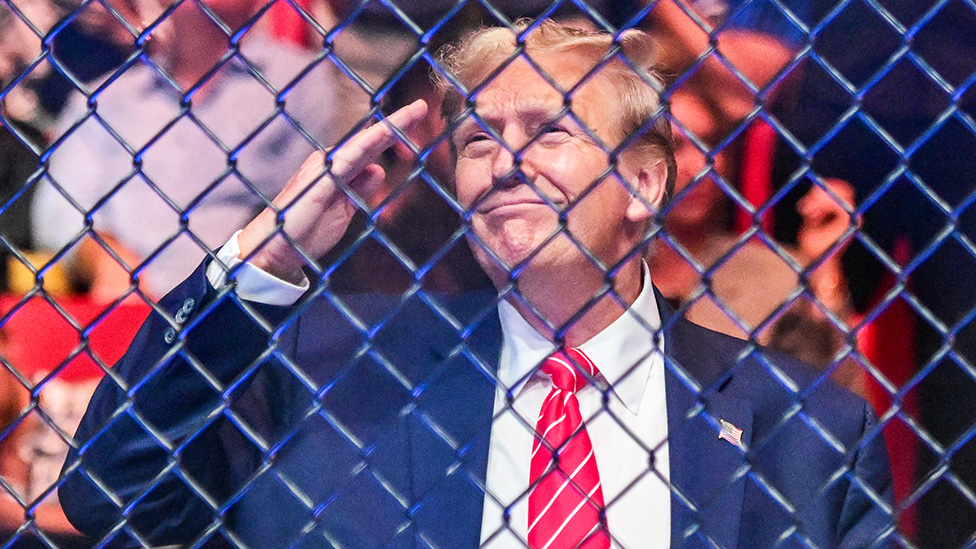 Why is Trump hosting a cage fight at the White House? - BBC