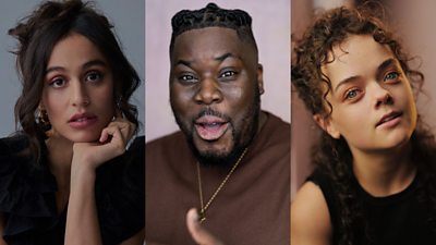 Headshots of Robyn Cara, Hammed Animashaun and Francescas Mills