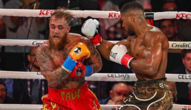 Anthony Joshua had the coldest response when told he might've ended Jake Paul's career
