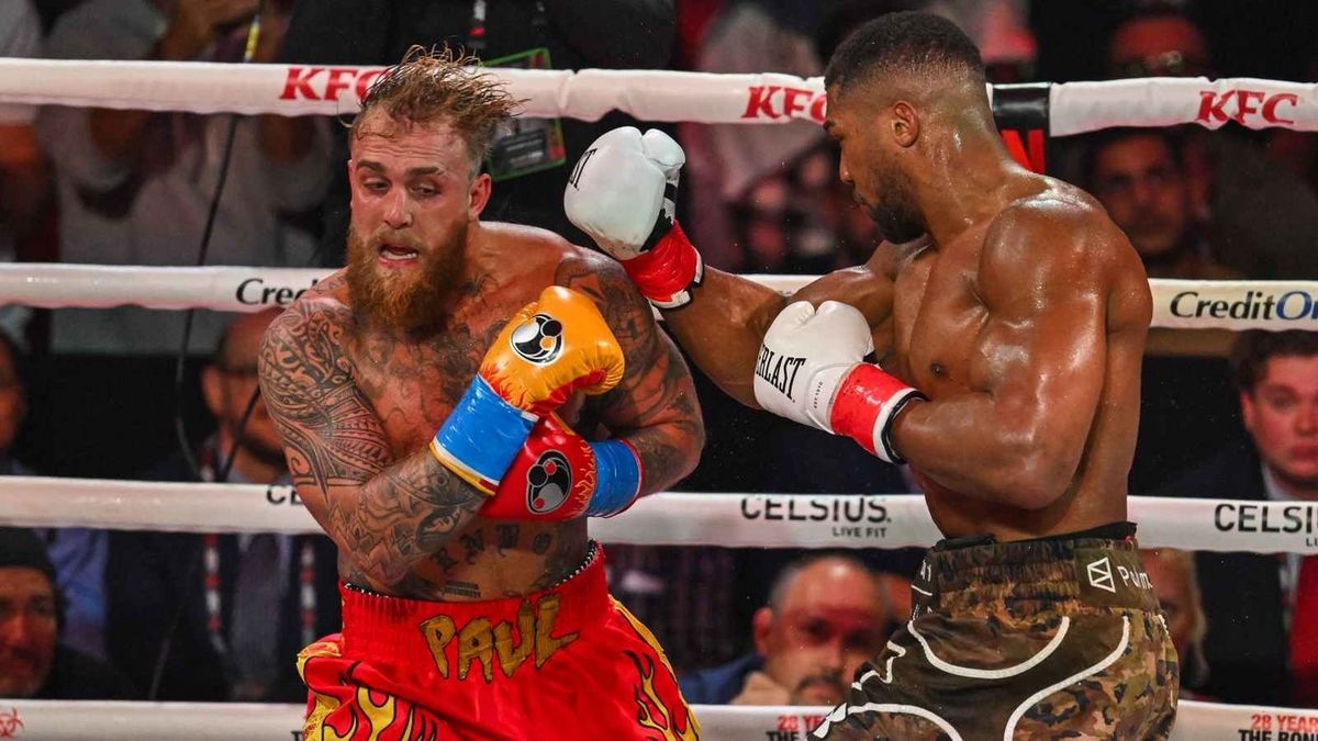 Anthony Joshua had the coldest response when told he might've ended Jake Paul's career