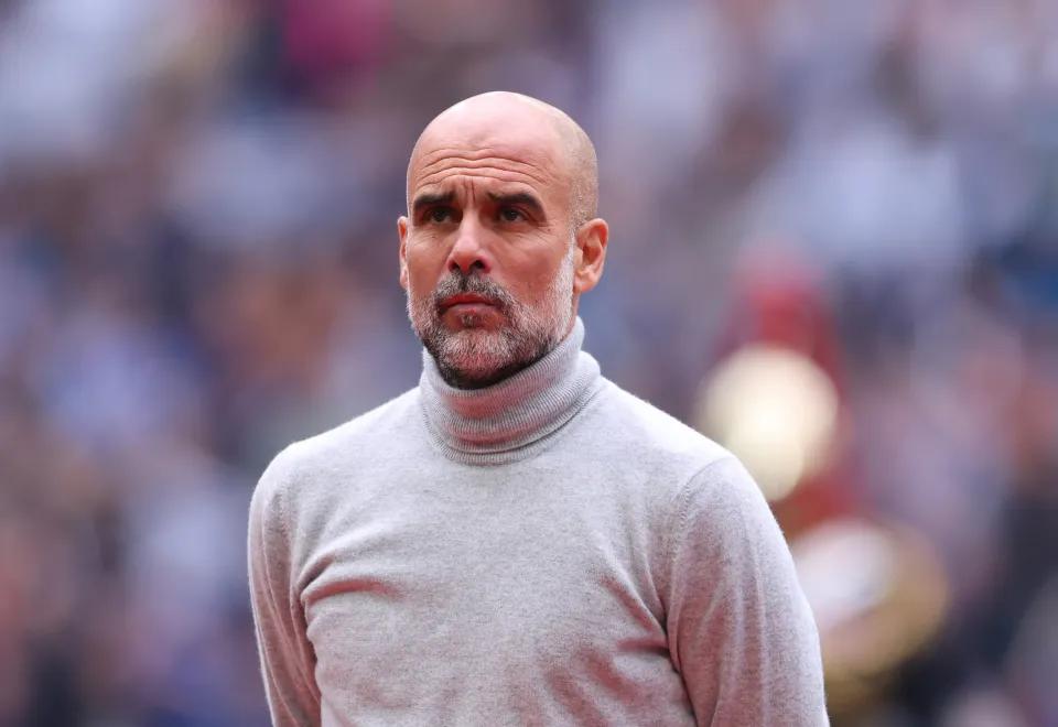 Pep Guardiola Manager / Head Coach of Manchester City during the Emirates FA Cup Final match between Chelsea and Manchester City