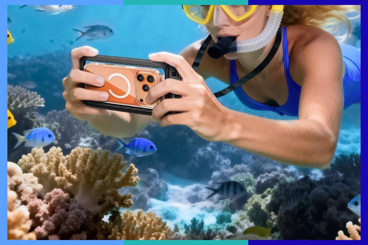 This waterproof phone pouch is 20% off for the summer