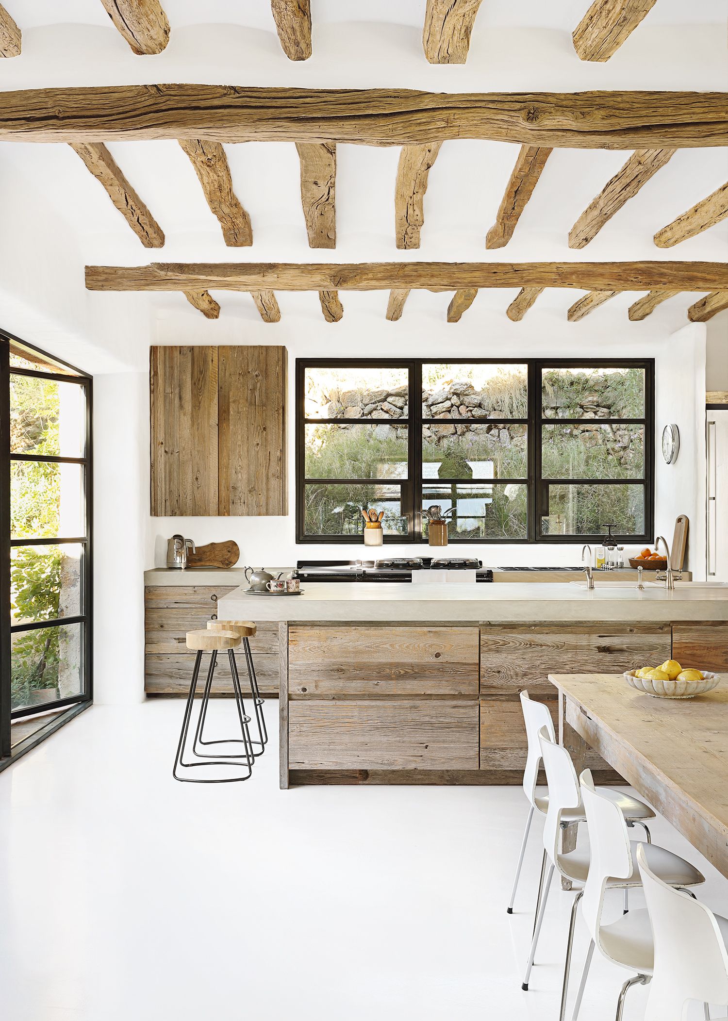 Image may contain Indoors Wood Room Building Housing and Kitchen