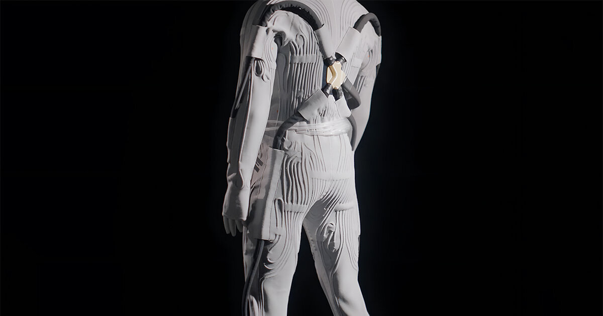 prada and axiom reveal NASA moon suit cooling garment