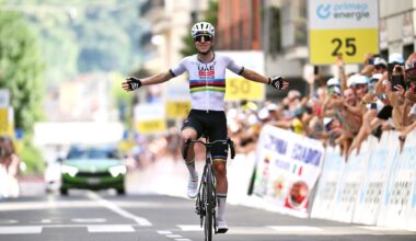 Tour de Suisse: Tadej Pogačar goes long with surprise 72-kilometre raid to smash opening stage