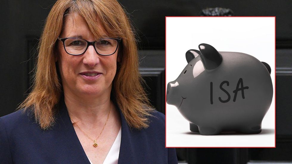 Rachel Reeves and piggy bank
