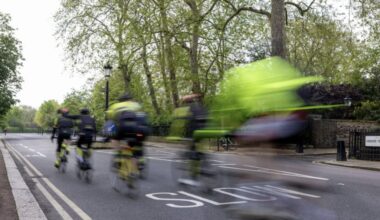 Regent’s Park cyclists