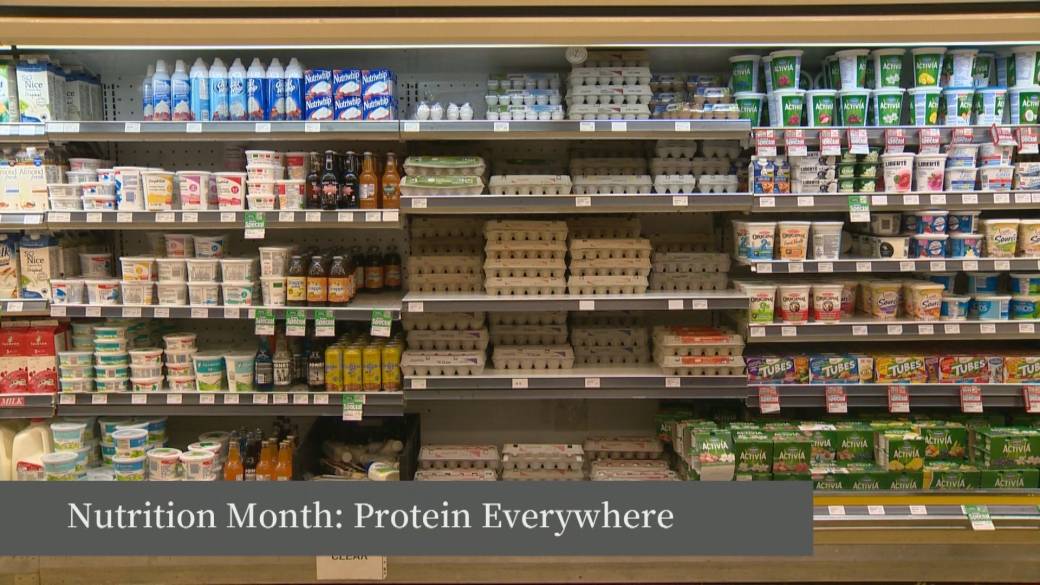 Click to play video: 'Nutrition Month: Protein Everywhere'