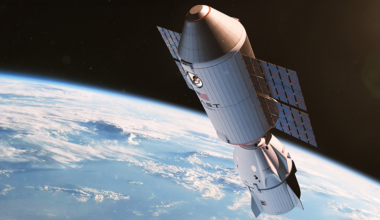 Illustration of Haven-1 on orbit with Dragon docked. Credit: Vast