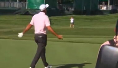Scheffler unloaded on caddie Scott