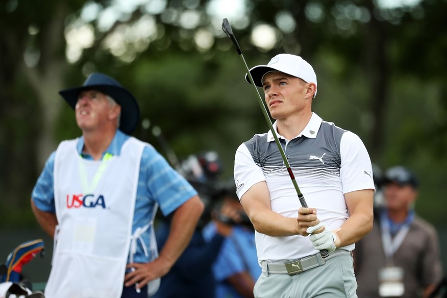 Scott Gregory said he didn't know where his ball was going off the tee at the 2018 US Open.