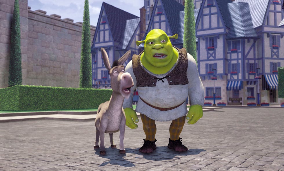 Shrek shrek and donkey