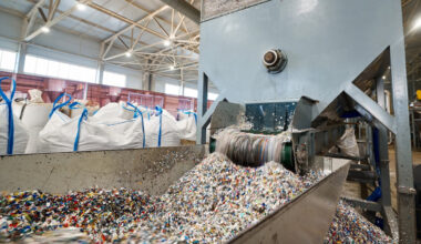Plastic recycling plant