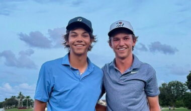 Charlie Woods and Miles Russell