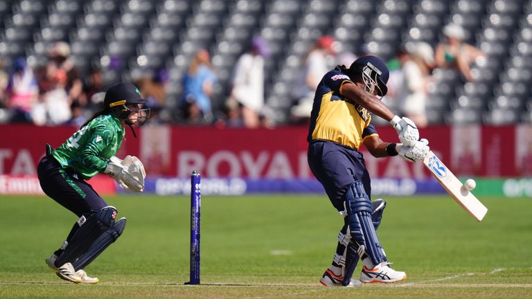 Athapaththu's side moved to fourth in the Group B standings following the win