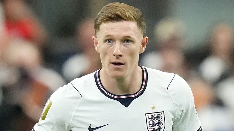Elliot Anderson made his World Cup debut against Croatia