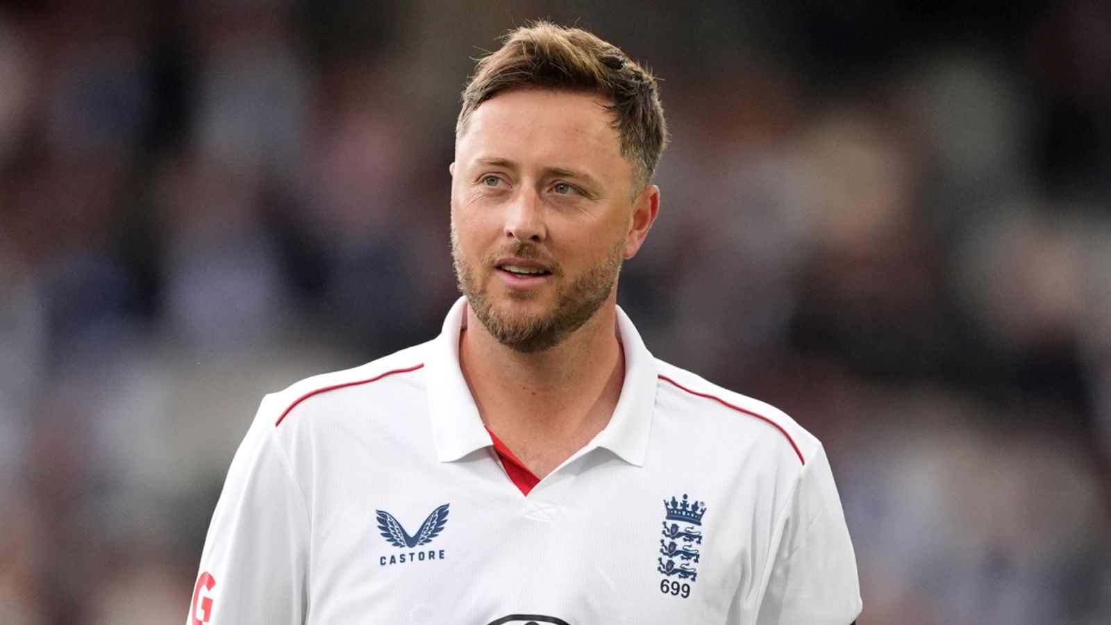 England bowler Ollie Robinson