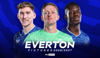 Everton 2026/27 Premier League fixtures