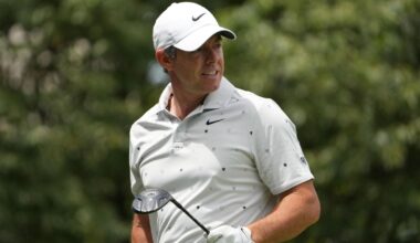 Memorial Tournament: Rory McIlroy and Scottie Scheffler sneak under par before play suspended due to storm | Golf News