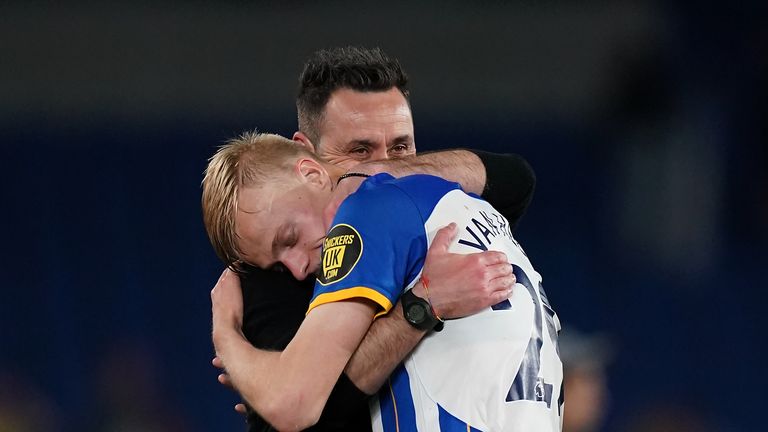 De Zerbi and Van Hecke worked together at Brighton