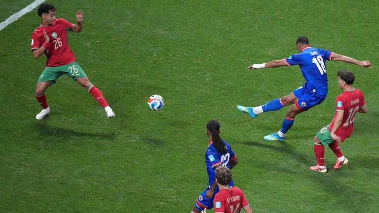 Wilson Isidor scored a stunning second goal for Haiti