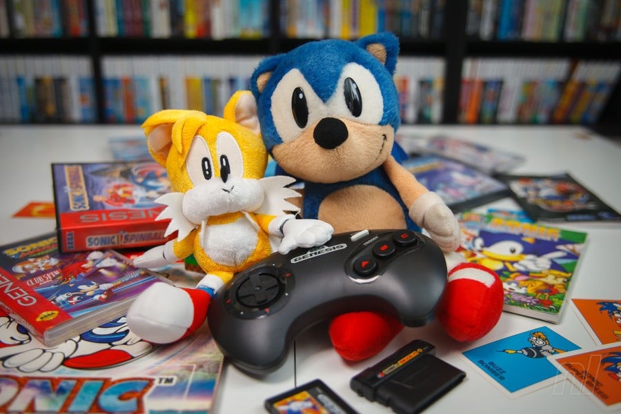 Sonic and Tails plushies