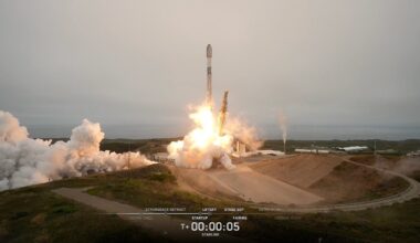 SpaceX soars with its first launch as a public company, marking a new era
