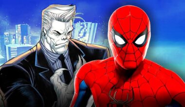 Tombstone, Tom Holland as Spider-Man.