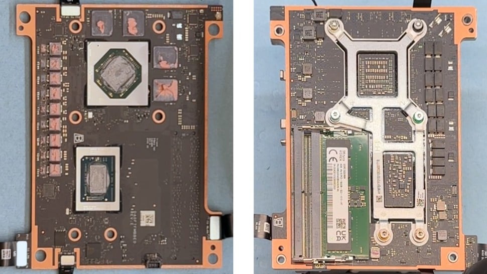 Steam Machine's Mainboard / Motherboard Front and Back