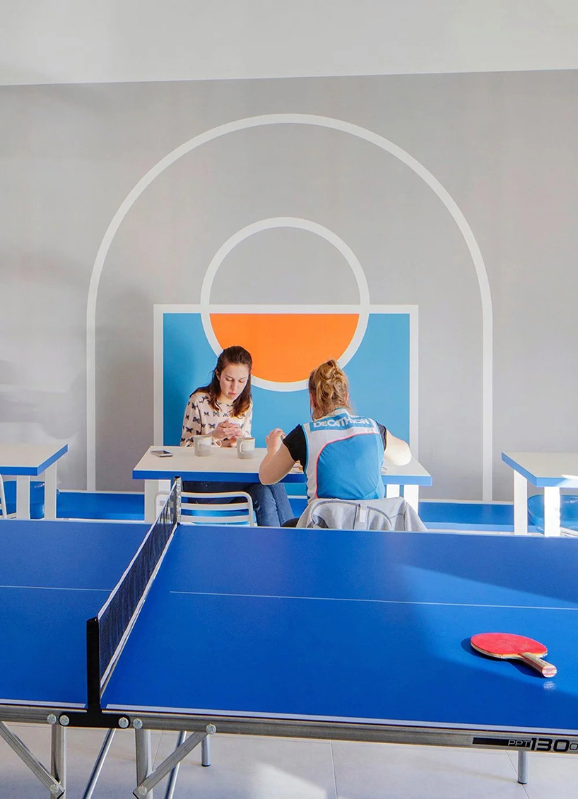 sports-themed meeting pods by studio c11 organize decathlon zagreb office interiors - 3