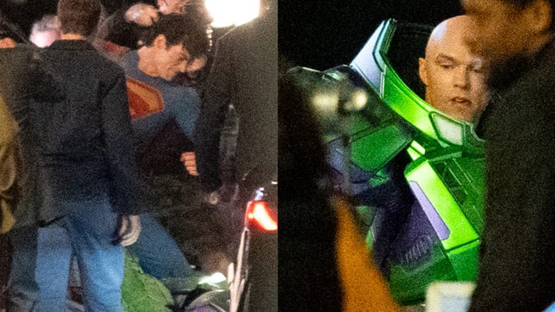 Man of Tomorrow set photos