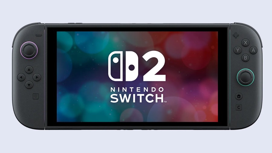 Switch 2 with Light Purple and Light Green Joy-Con