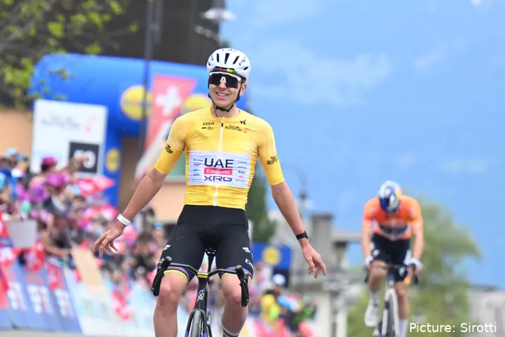 Tadej Pogacar, cycling star.