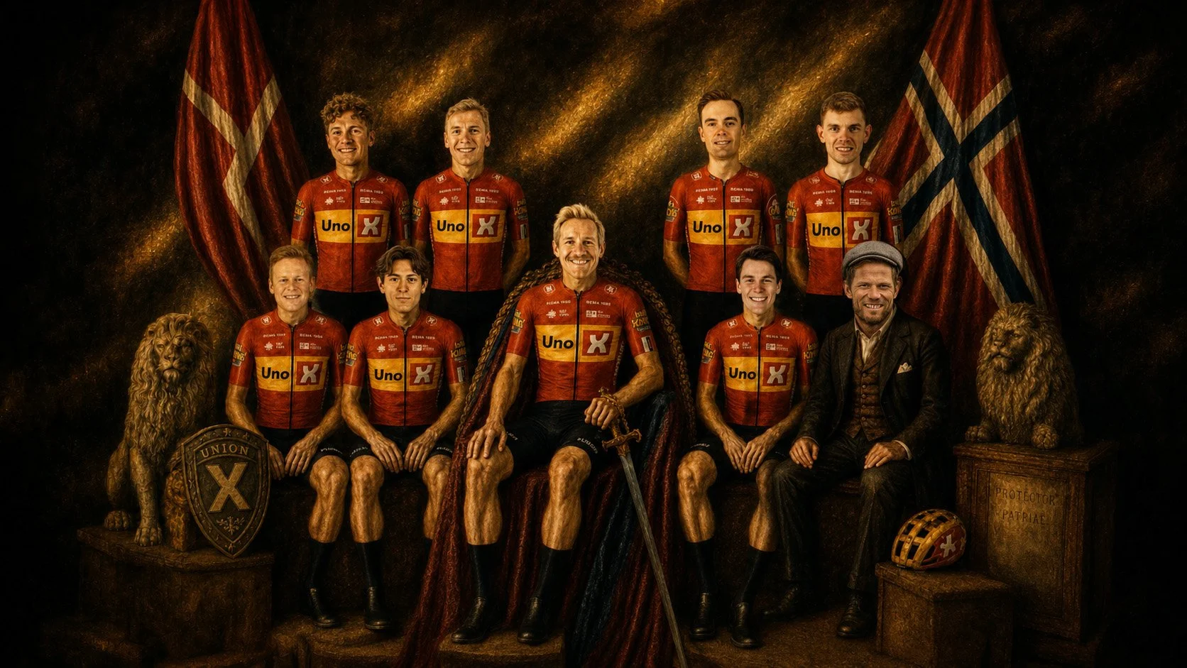This is our team for Tour de France — Uno-X Mobility