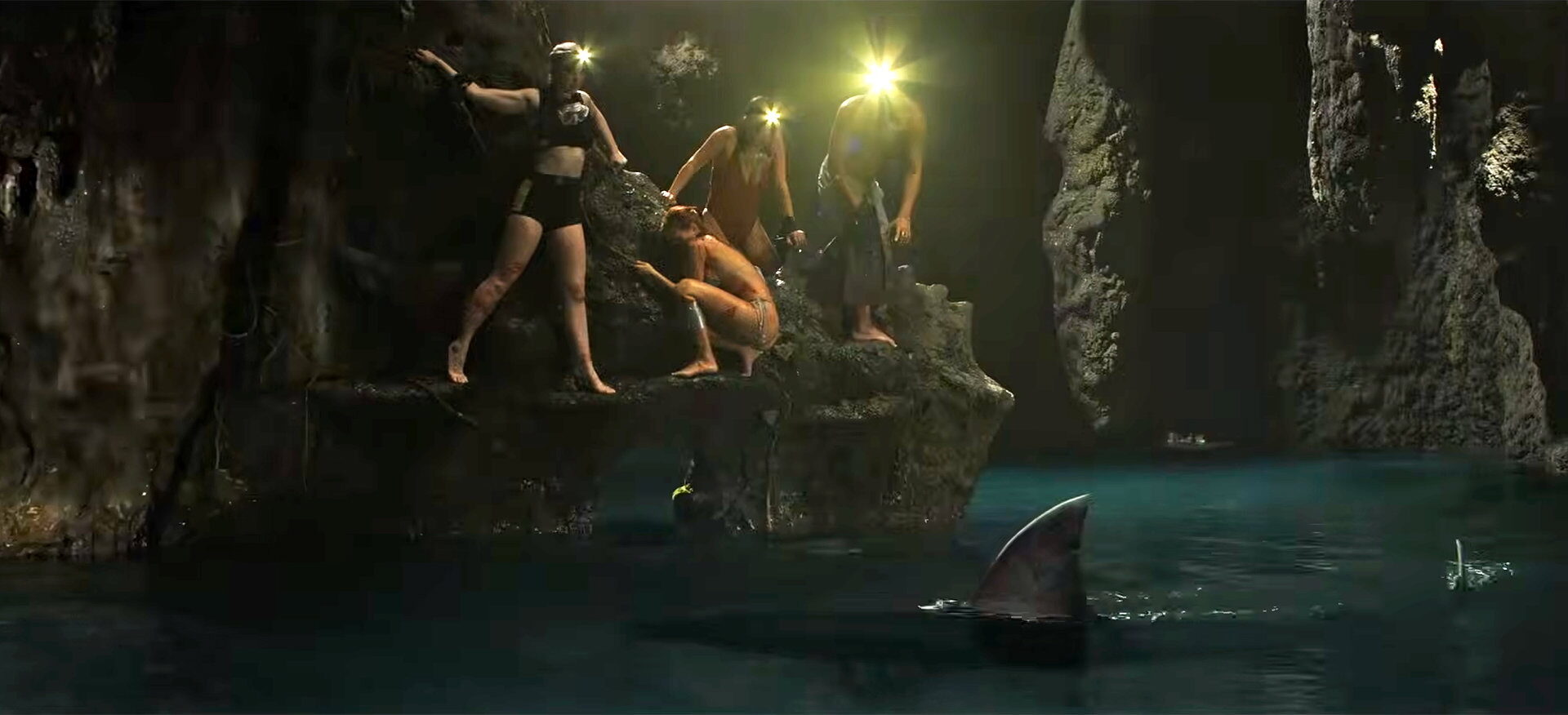 Vicious Shark in a Thai Cave Horror Movie 'The Devil's Mouth' Trailer