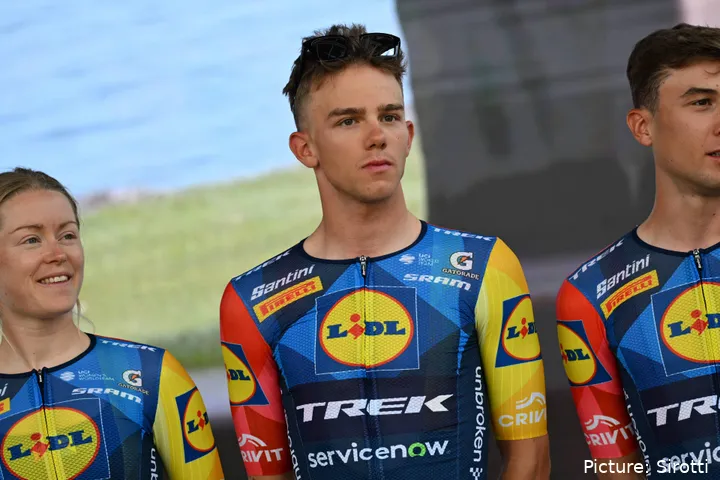 Thibau Nys at the 2026 Tour de Suisse