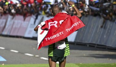 Bottled water company Thirsti is rooted in SA elite sports, as official partner to the Comrades Marathon and Springboks, among others. (Darren Stewart/Gallo Images)