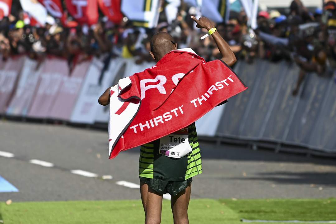 Bottled water company Thirsti is rooted in SA elite sports, as official partner to the Comrades Marathon and Springboks, among others. (Darren Stewart/Gallo Images)