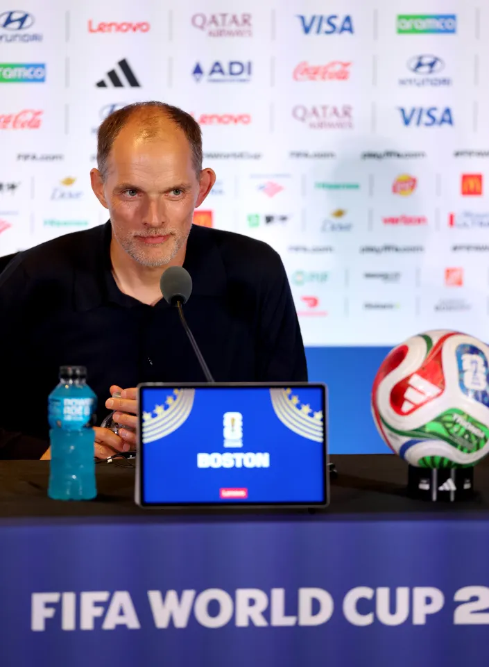 Thomas Tuchel in his England post-match press conference
