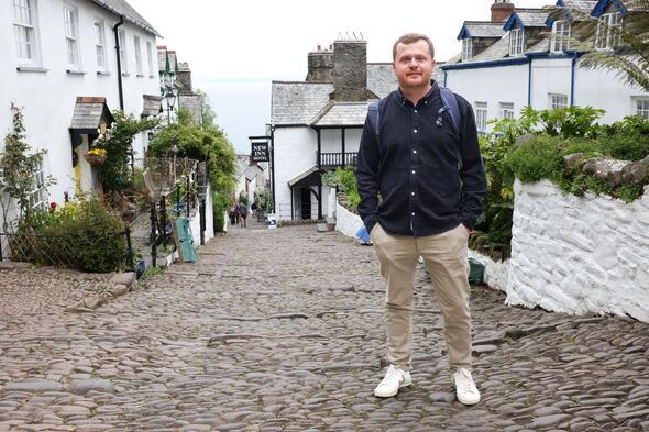 Toby Codd in Clovelly Toby Codd in Clovelly