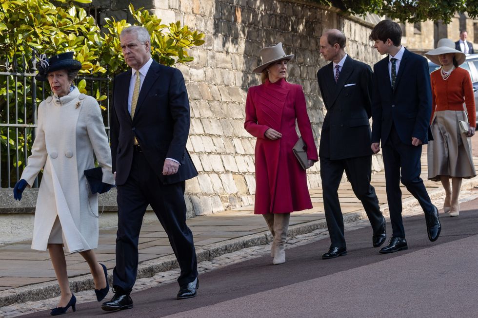 \u200bAndrew Mountbatten-Windsor, Prince Edward, Sophie, Princess Anne