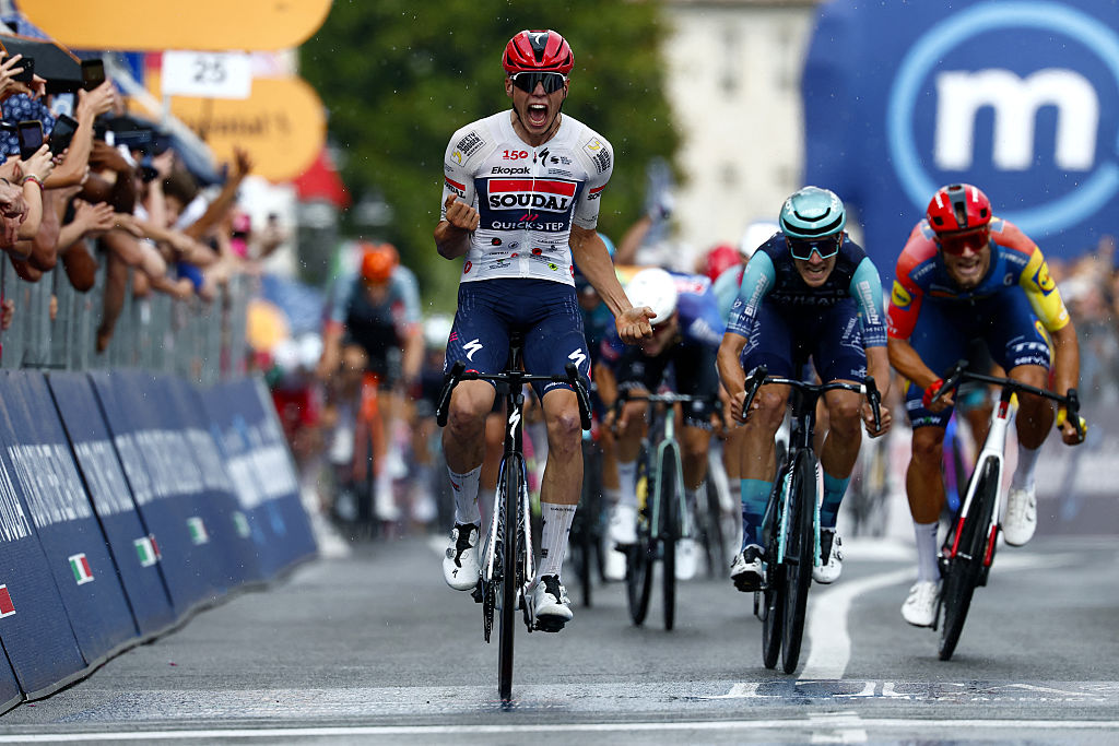 Paul Magnier wins stage 18 of Giro d'Italia 2026