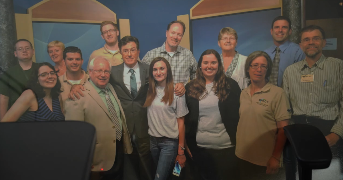 Stephen Colbert returns to Monroe public access TV station after 11 years