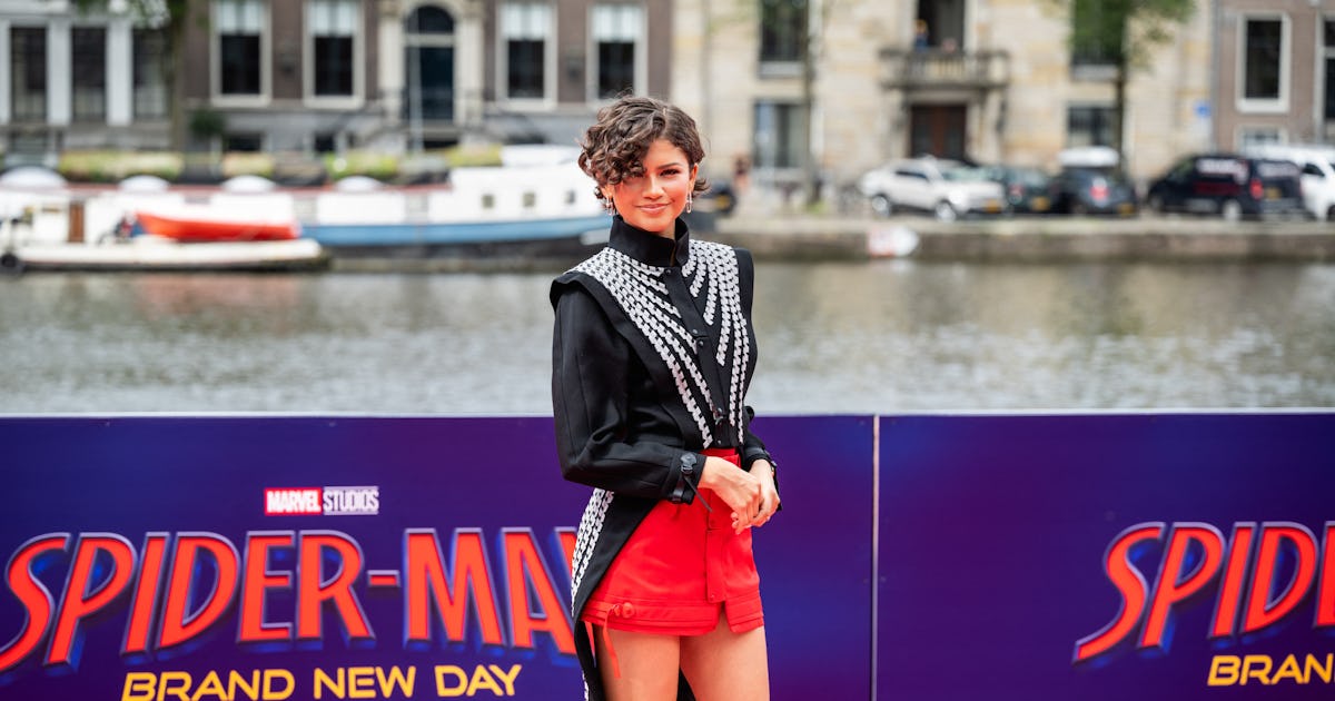 Zendaya Puts a Spider-Man Twist on the Napoleon Jacket Trend