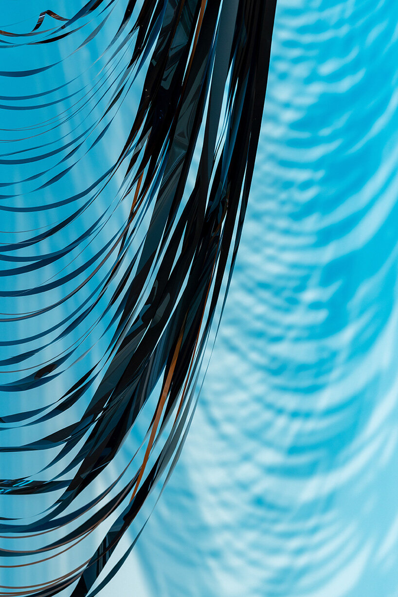 VHS tapes and cassette recordings replace yarn in a woven archive of collective memory - 3