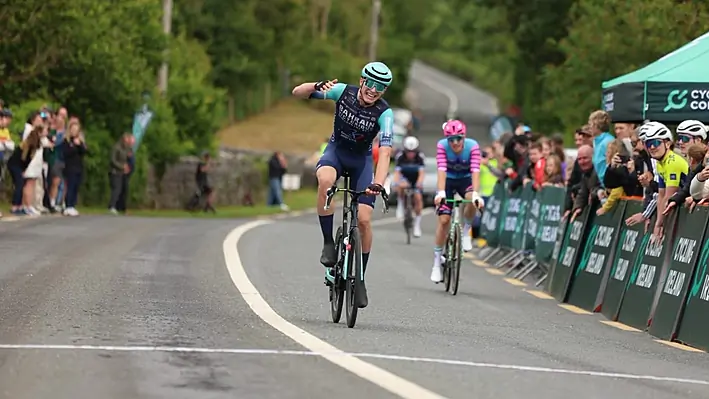 Video - Seth Dunwoody powers to Irish elite men's road race title